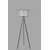 Opviq Podna lampa Fisco, 155 cm, E27, Crna