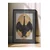 WallXpert uramljena slika 115216, The Black Swan Hilme af Klint, crni labud u zlatnom ovalu, 30 x 40 cm, crni ram