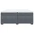 Vidaxl Box spring postelja z vzmetnico temno siva 200x200 cm žamet