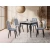 Aberto Design Trpezarijski sto Totem 80x75x80cm Beli mermer