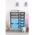HANAH HOME Višenamenska polica Zen 2D2K6U White Grey Blue