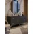 Hanah Home komoda Rany 180, 180 cm, antracit / zlatna