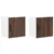 Ormar za Zid LUCCA 2 pcs Smeđi hrast 40 x 31 x 40 cm