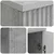 Stol Betonska siva 142,5 x 50 x 75 cm Konstruirano drvo
