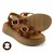 Mona Shoes Ženske sandale, Soft uložak, Kožne, Braon