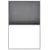 Plisirani Zaslon Protiv Insekata za Prozore Aluminijski 80x120 cm