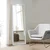 Hanah Home Podno ogledalo Cheval, 40x105cm, Belo