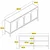 Hanah Home Konzolni sto Lyon 79, 180x79x35 cm, Beli
