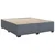 Vidaxl Box spring postelja z vzmetnico temno siva 180x200 cm žamet