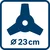 Bosch Akumulatorski sekač za grmlje GFR 18V-23 06008D1000