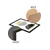 WALLXPERT Set 3 dekorativne slike Artsycllct17