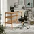 Hanah Home radni sto CPT4632-125, 125 cm, tikovina