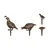 Aberto Design Set dekorativnih figura Fam 05, 4 komada