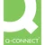 Q-Connect Skodelica za sponke, majhna kvadratna, magnet