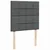 Vidaxl Box spring postelja z vzmetnico temno siva 90x200 cm blago