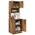 Kuhinjski bufet s policom 2 pcs Staro drvo 60 x 50 x 180 cm