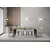 Ityhome Ityhome 90 x 77 konzolna miza rjava, (20847918)