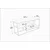 HANAH HOME TV polica Lorin Ephesus Gold