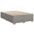 Vidaxl Box spring postelja z vzmetnico taupe 160x200 cm blago