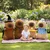 shumee Velika plišasta blazina Capybara s šalom 100 cm