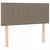 Vidaxl Box spring postelja z vzmetnico LED taupe 120x190 cm blago