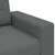 vidaXL Dvosed temno siv 160x77x82 cm blago