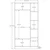 Hanah Home Ormar Rb-176, 105x210x52 cm, Beli