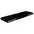 Plutajuća zidna polica visoki sjaj crna 80 x 23,5 x 3,8 cm MDF