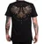 Hardcore majica moška - MOUNTAIN SMOKE - AFFLICTION - A26490-BK