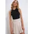 Trend Alacati Stili Ženska bluza bez rukava ALC-X12182, Okrugli izrez, Crna