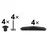 THULE T-ADAPTERSET 20x27 MM M8