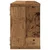 Zidne kockaste police 4 kom Staro drvo 60x15x23 cm