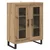 Highboard 2 pcs Umjetnički hrast Konstruirano drvo