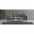 Atelier del Sofa Trosed na razvlačenje Cofi 90x80x222cm Svetlosivi