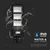 LED prigušiva solarna ulična lampa LED/12W/3,2V 6000K IP65 10000 mAh + daljinski upravljač