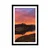 Plakat s paspartujem očarljiva pokrajina - 30x45 black