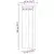 Stalak za biljke 2 pcs Bijela visokog sjaja O40 x 100 cm