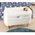 Atelier del Sofa Tabure 61x40x37cm, Belo