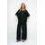 Trend Alacati Stili Ženski komplet bluza i pantalone Alc-X14122, Crni