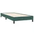 Box Spring krevet bez madracem tamnozeleni 90x220 cm baršun