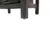 KONDELA Predalnik, 2 košare, 1 vtičnico, temno rjava, DARKIE 2