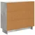 Kreveta Betonska siva 89 x 34,5 x 80 cm Konstruirano drvo