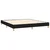 vidaXL Box spring postelja z vzmetnico črna 160x200 cm blago