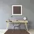 Decormat Podloga za stol Rjava barva 120x90 cm 15 cm