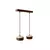 OPVIQ Visilica Lover B Walnut