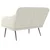 Vidaxl Klop krem 110x76x80 cm žamet