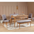 HANAH HOME Trpezarijska klupa Vina Bench Soho Atlantic