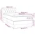 Vidaxl Box spring postelja z vzmetnico LED modra 80x200 cm blago