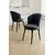 HANAH HOME Set stolica (4 dela) Risa Anthracite Black