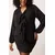 Trendyol Curve Ženska bluza Tbbaw26Af00003, Crna